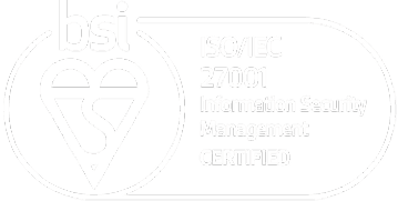 BSI ISO/IEC 27001 Information Security Management certified